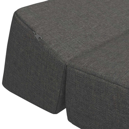 Skládací Pohovka Postel Tmavě Šedá 60 X 70 X 41 Cm Textil