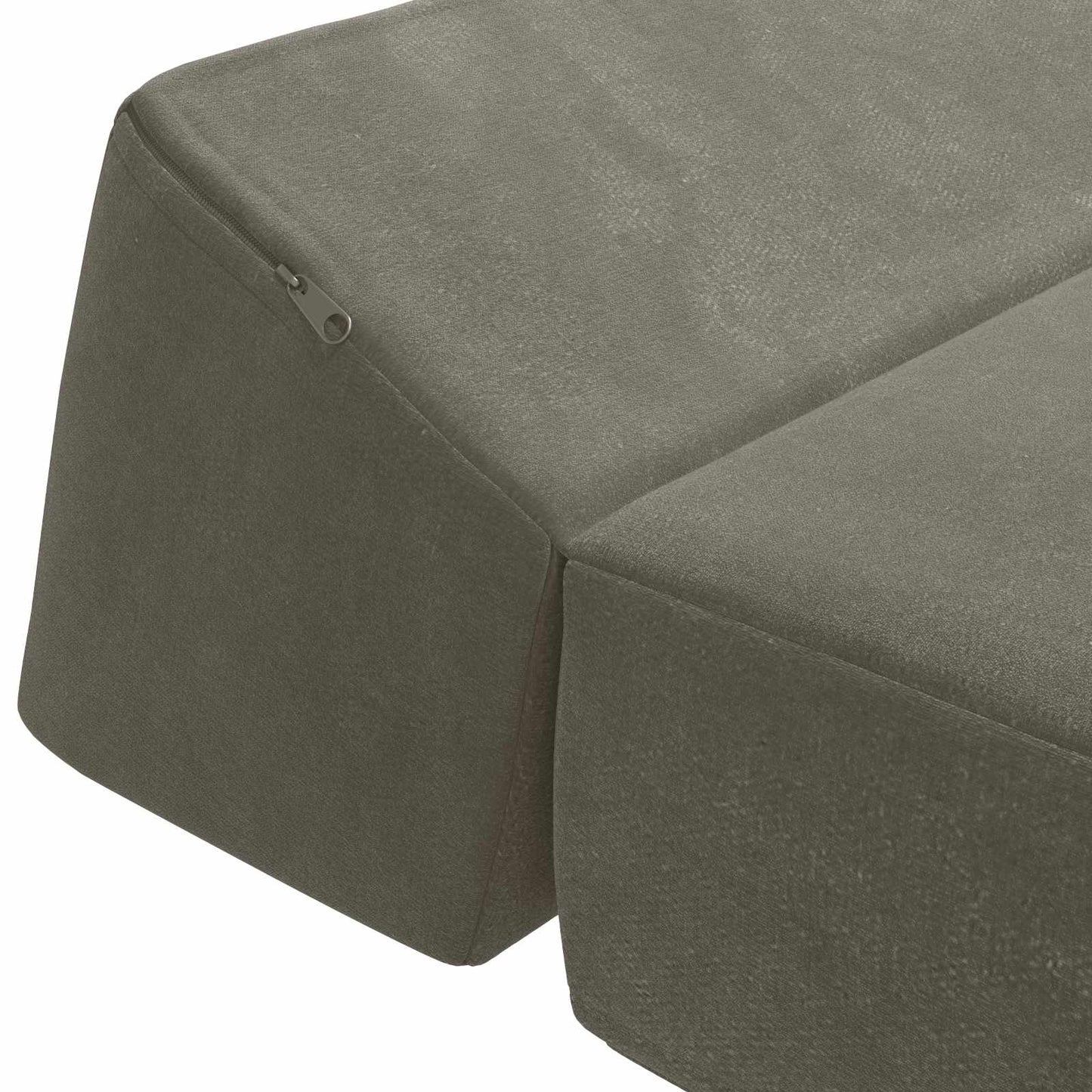 Skládací Pohovka Postel Světle Šedá 60 X 70 X 41 Cm Textil