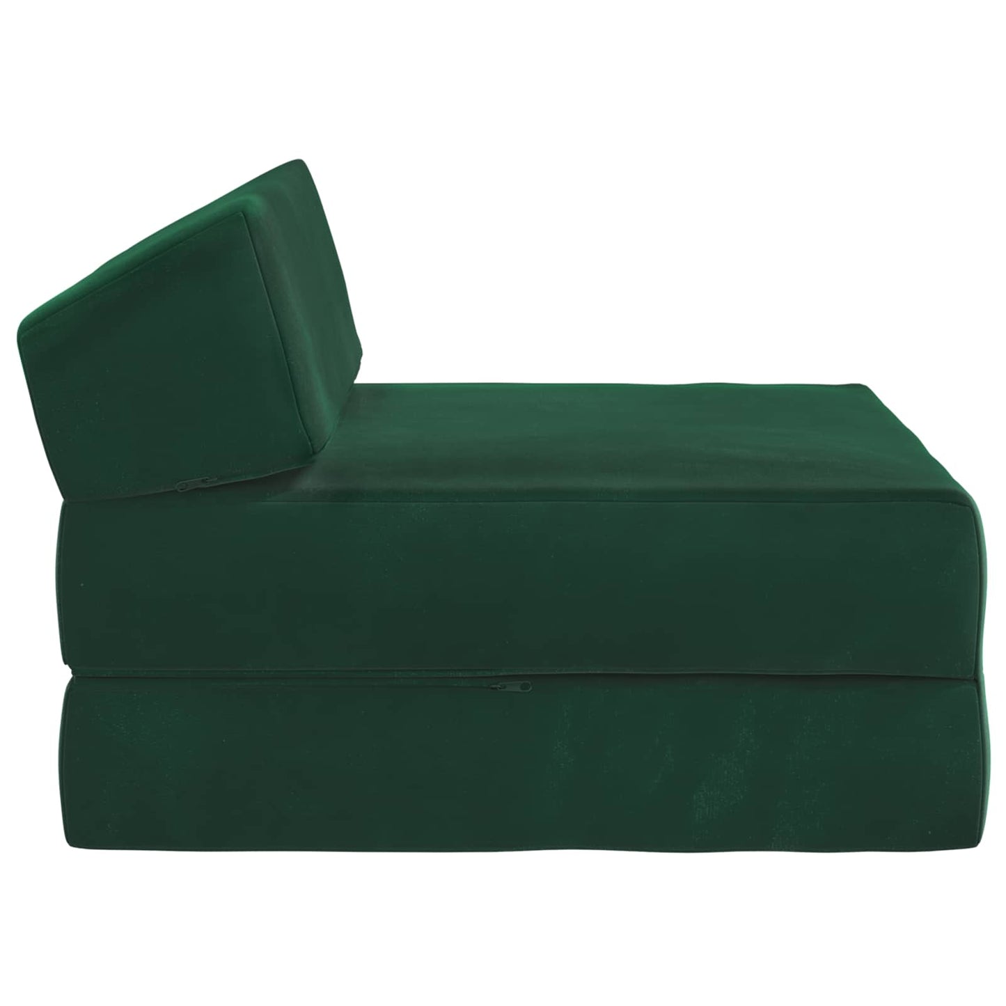 Skládací Pohovka Postel Tmavě Zelená 60 X 70 X 41 Cm Textil