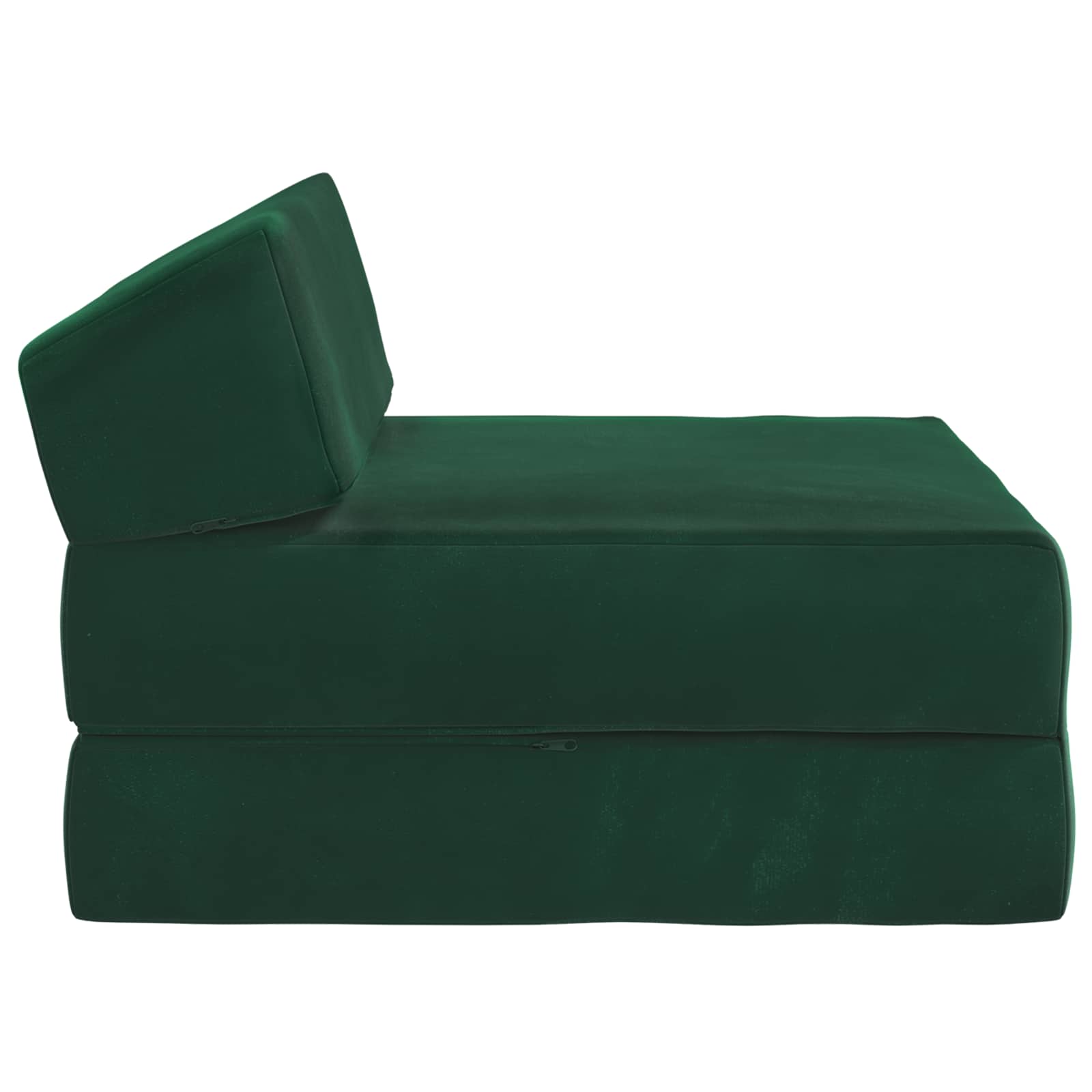 Skládací Pohovka Postel Tmavě Zelená 60 X 70 X 41 Cm Textil