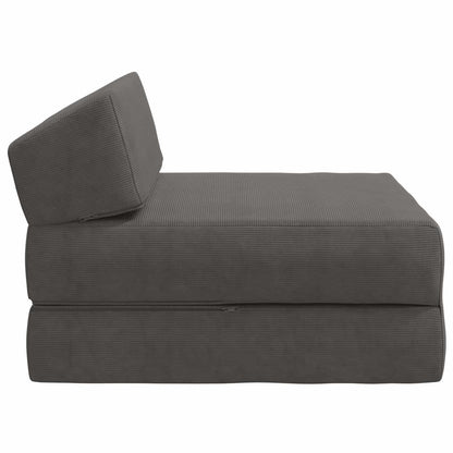 Skládací Pohovka Postel Tmavě Šedá 60 X 70 X 41 Cm Textil