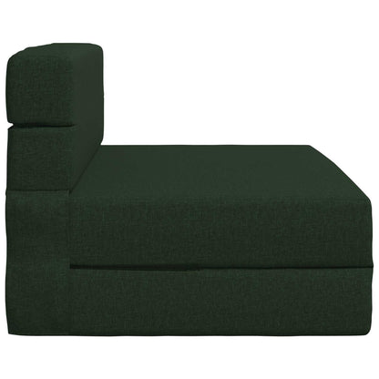 Skládací Pohovka Postel Tmavě Zelená 70 X 72 X 60 Cm Textil