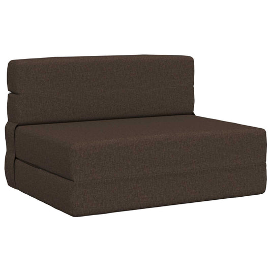 Skládací Pohovka Postel Taupe 70 X 72 X 60 Cm Textil