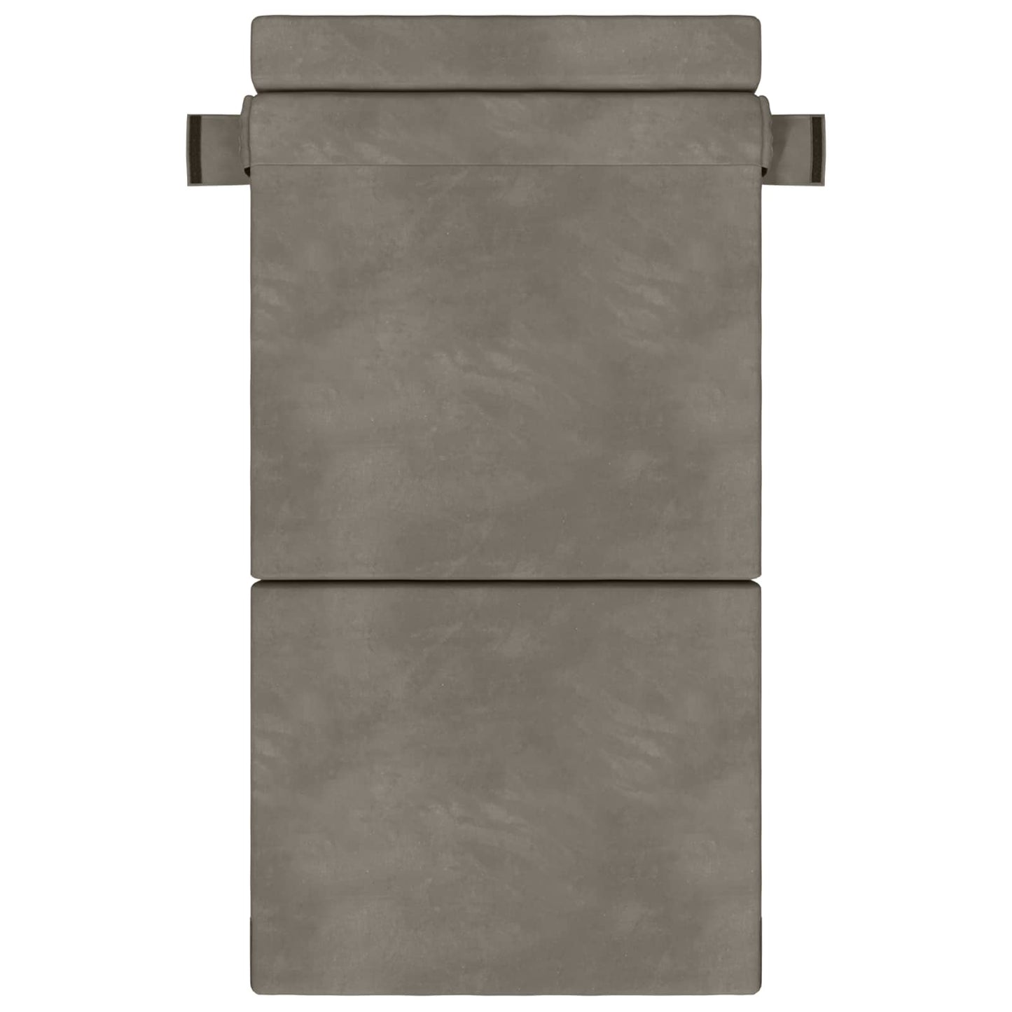 Skládací Pohovka Postel Světle Šedá 70 X 72 X 60 Cm Textil