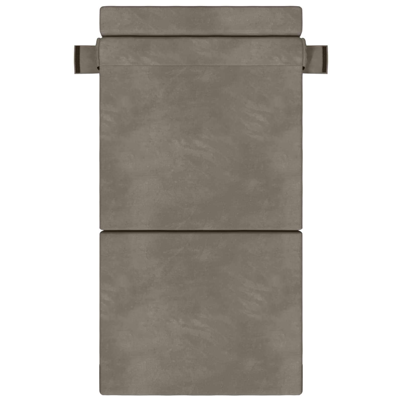Skládací Pohovka Postel Světle Šedá 70 X 72 X 60 Cm Textil