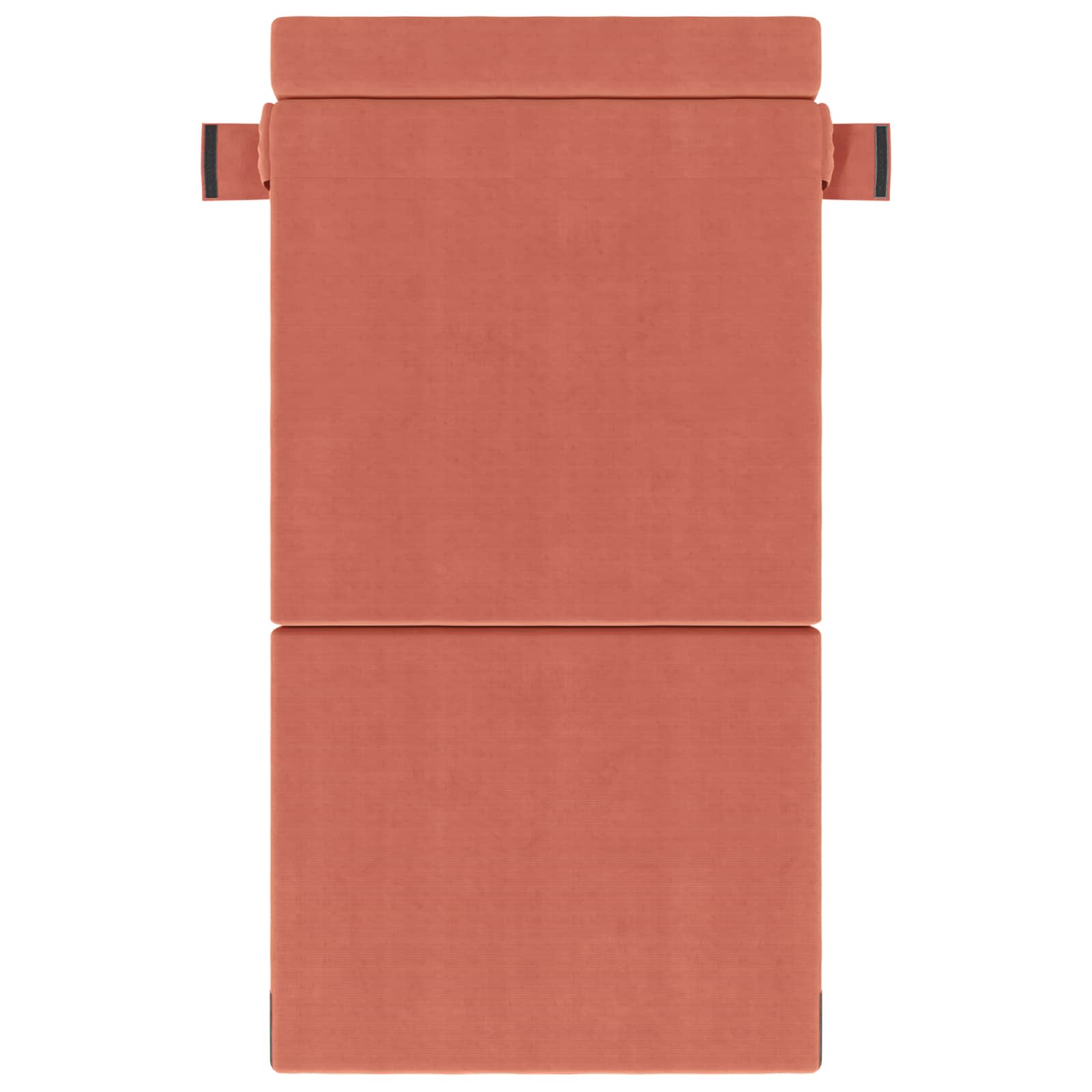 Skládací Pohovka Postel Červená Oranžová 70 X 72 X 60 Cm Textil