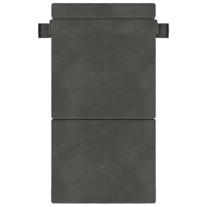 Skládací Pohovka Postel Tmavě Šedá 70 X 80 X 60 Cm Textil
