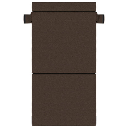 Skládací Pohovka Postel Taupe 100 X 80 X 60 Cm Textil