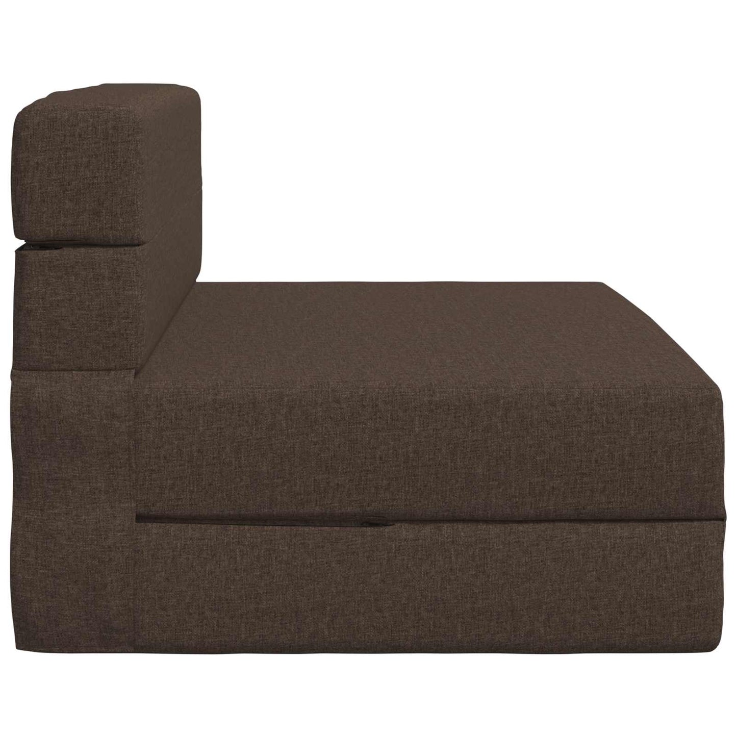 Skládací Pohovka Postel Taupe 100 X 80 X 60 Cm Textil