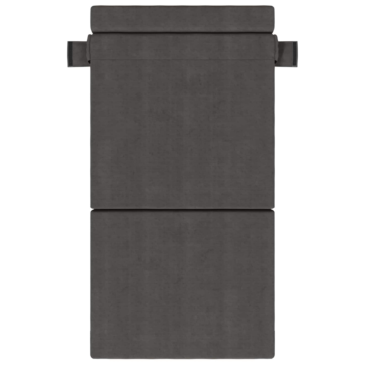 Skládací Pohovka Postel Tmavě Šedá 100 X 80 X 60 Cm Textil
