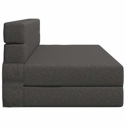 Skládací Pohovka Postel Tmavě Šedá 152 X 86,5 X 60 Cm Textil