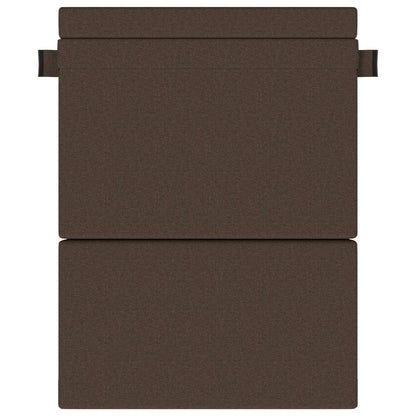 Skládací Pohovka Postel Taupe 152 X 86,5 X 60 Cm Textil