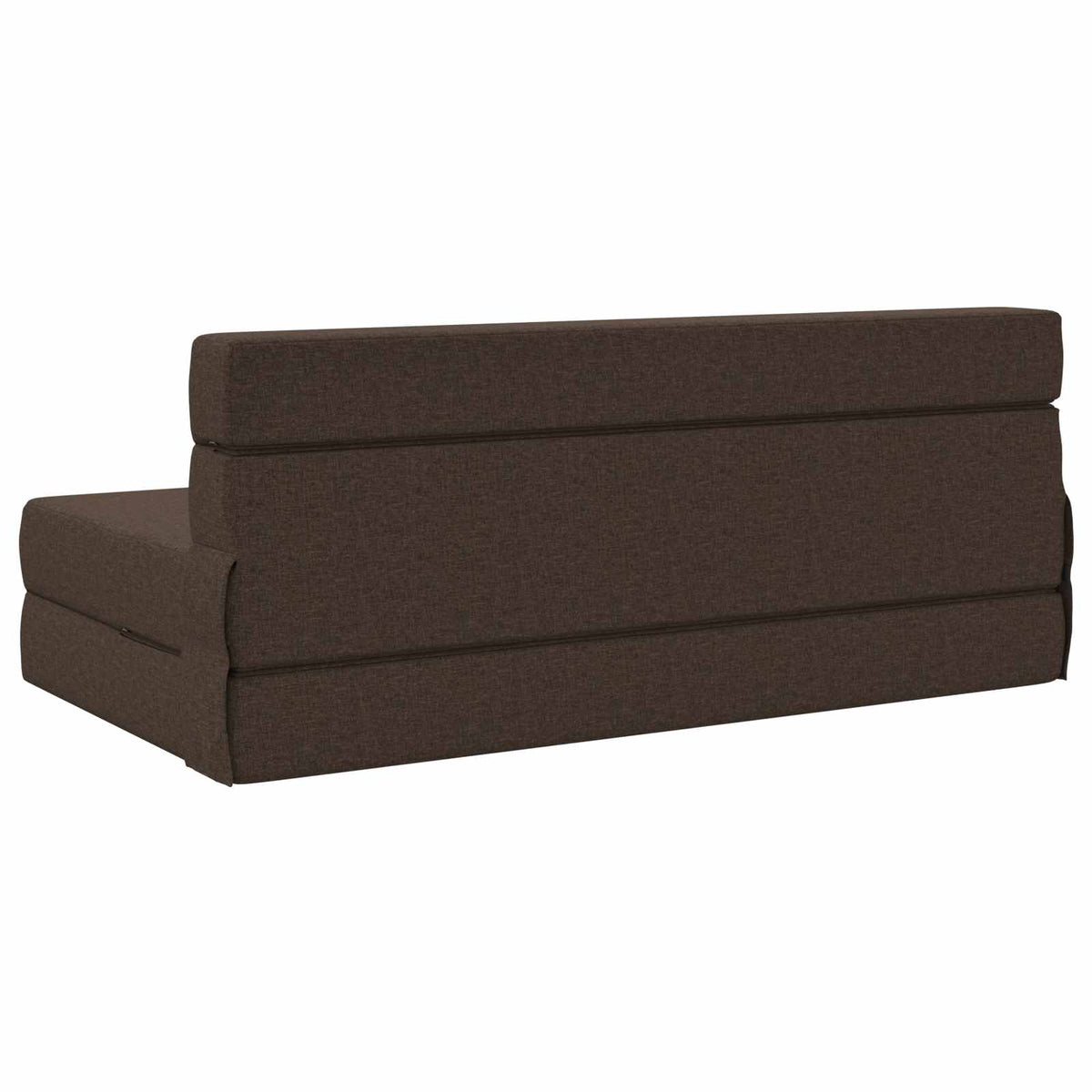 Skládací Pohovka Postel Taupe 152 X 86,5 X 60 Cm Textil