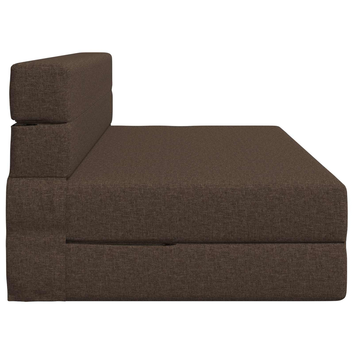 Skládací Pohovka Postel Taupe 152 X 86,5 X 60 Cm Textil