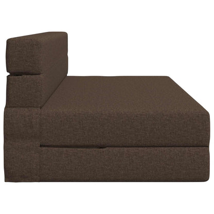 Skládací Pohovka Postel Taupe 152 X 86,5 X 60 Cm Textil