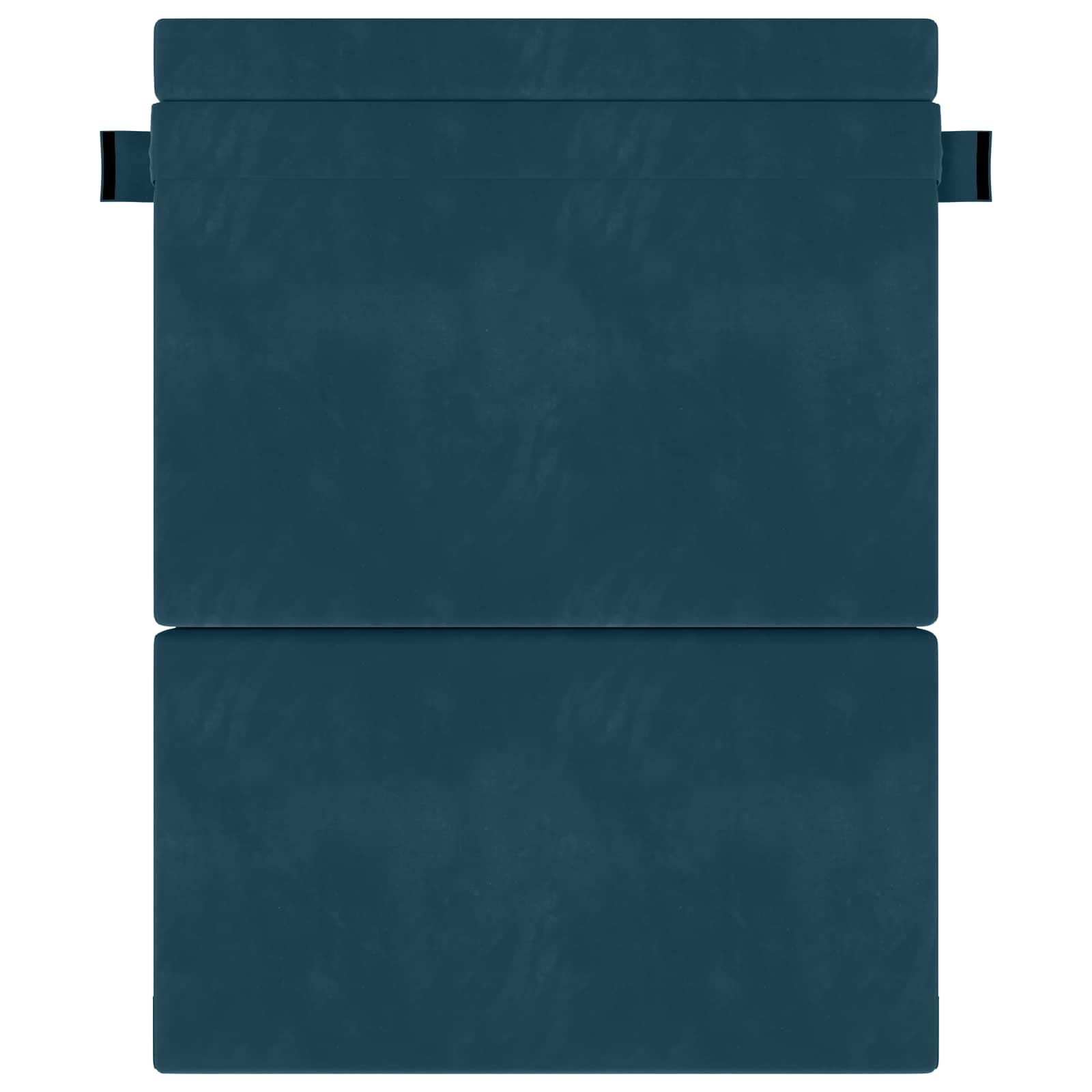 Skládací Pohovka Postel Modrá 152 X 86,5 X 60 Cm Textil