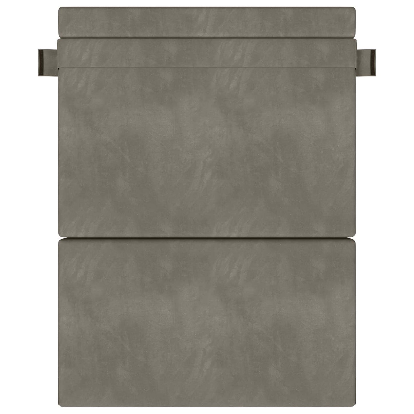 Skládací Pohovka Postel Světle Šedá 152 X 86,5 X 60 Cm Textil