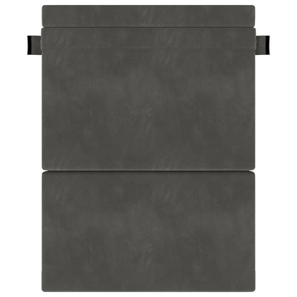 Skládací Pohovka Postel Tmavě Šedá 152 X 86,5 X 60 Cm Textil