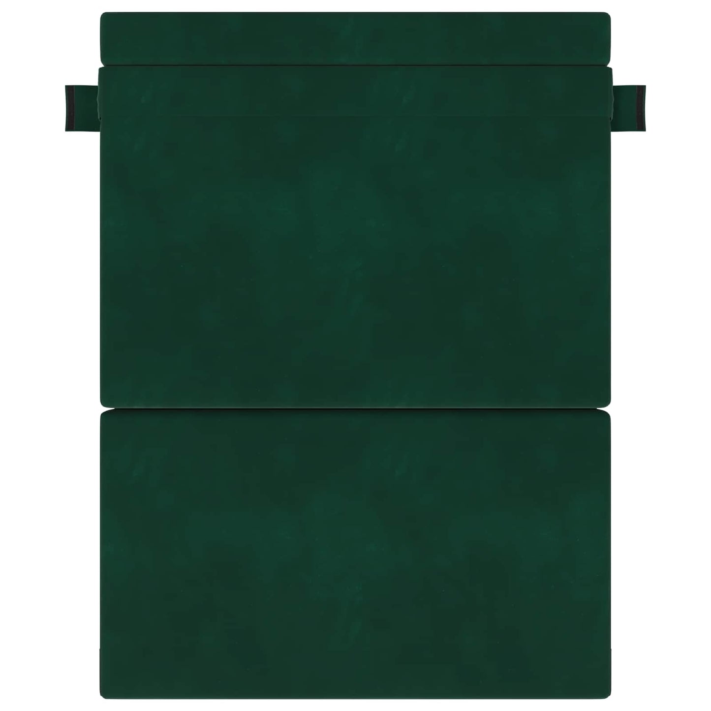 Skládací Pohovka Postel Tmavě Zelená 152 X 86,5 X 60 Cm Textil
