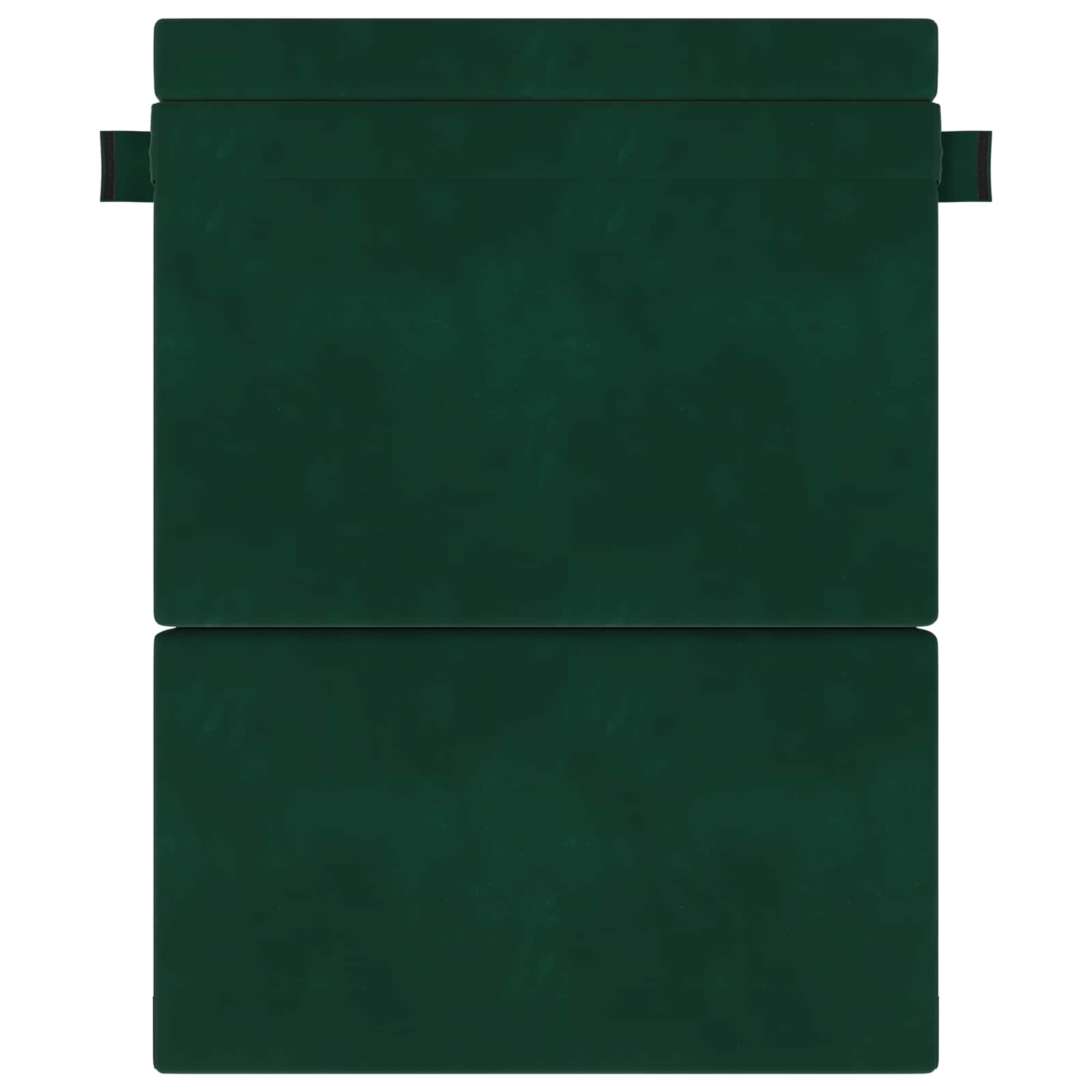 Skládací Pohovka Postel Tmavě Zelená 152 X 86,5 X 60 Cm Textil