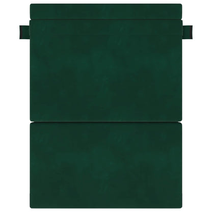 Skládací Pohovka Postel Tmavě Zelená 152 X 86,5 X 60 Cm Textil