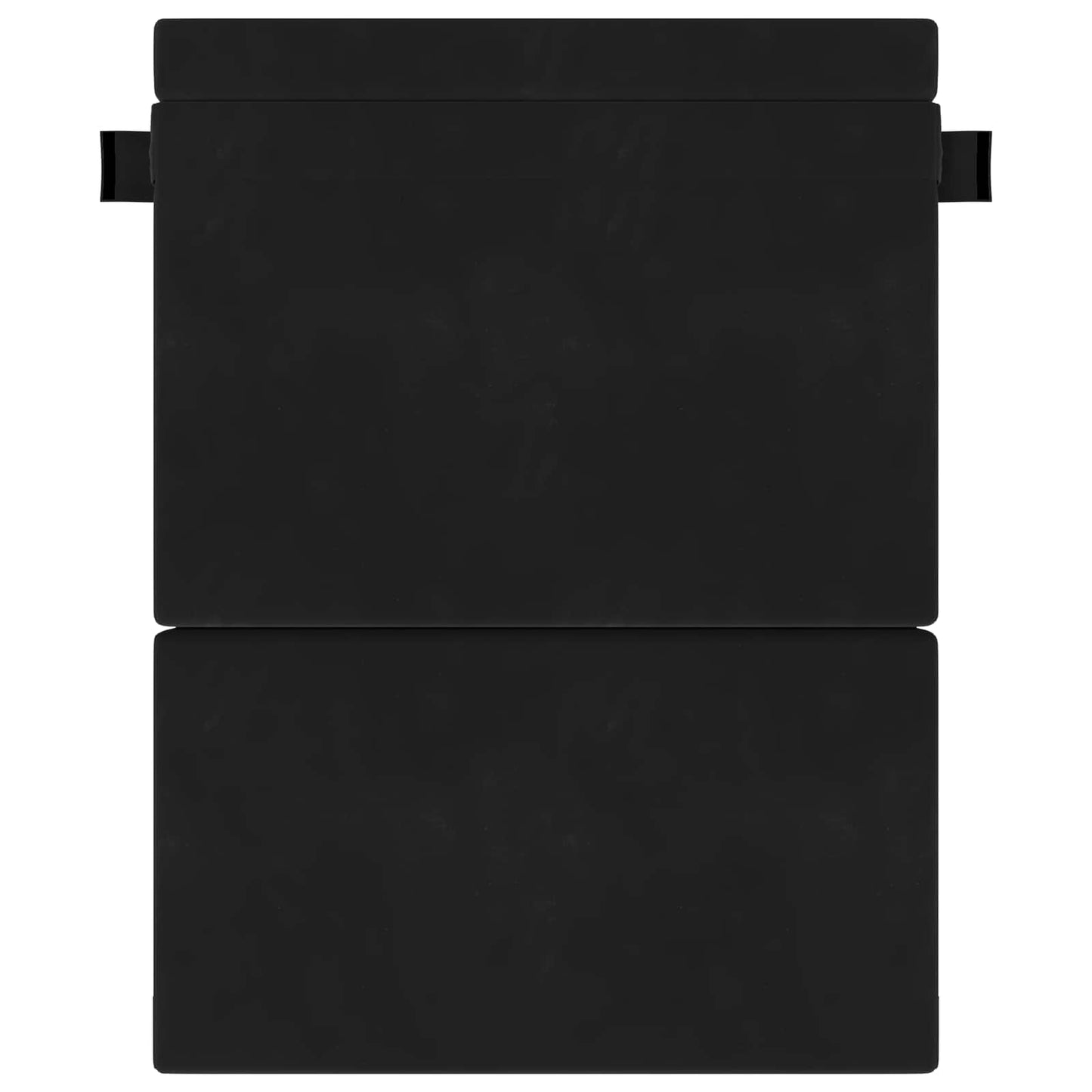Skládací Pohovka Postel Černá 152 X 86,5 X 60 Cm Textil