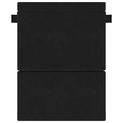 Skládací Pohovka Postel Černá 152 X 86,5 X 60 Cm Textil