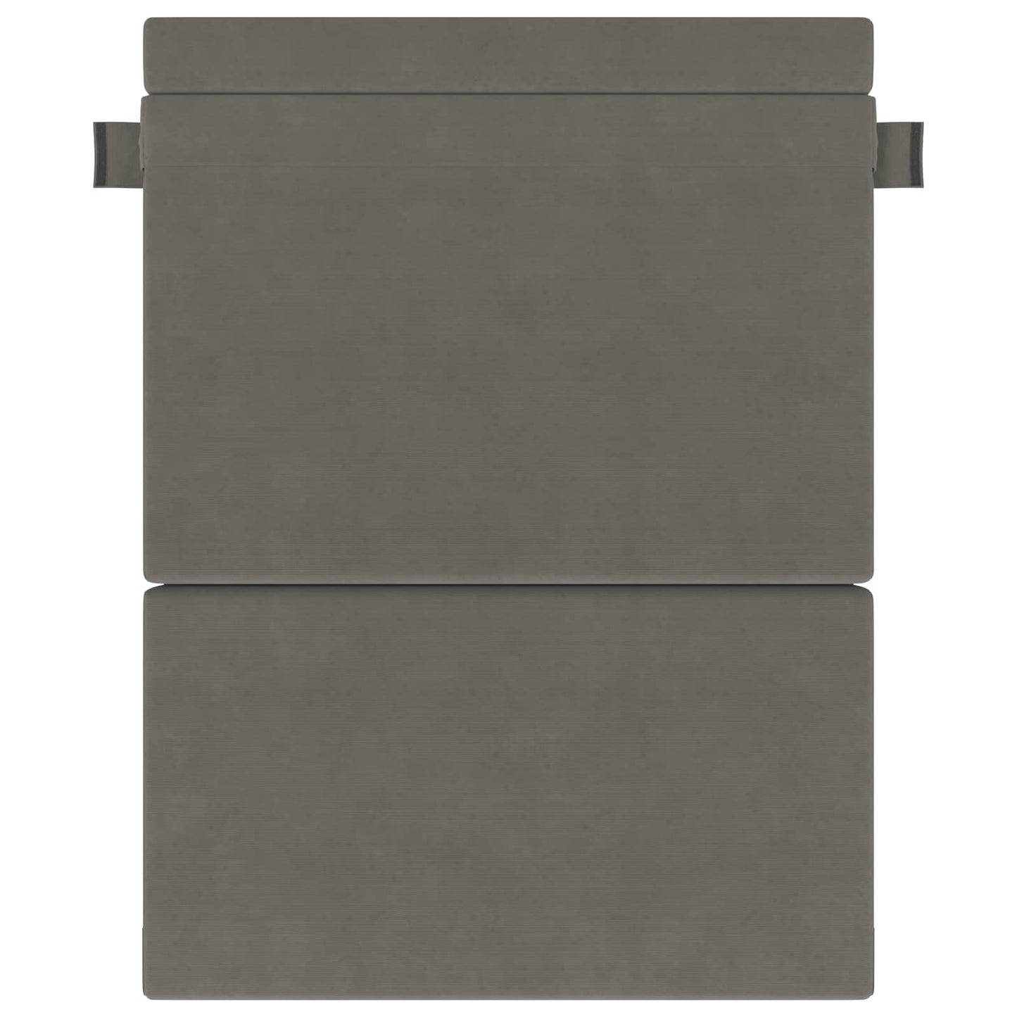 Skládací Pohovka Postel Světle Šedá 152 X 86,5 X 60 Cm Textil
