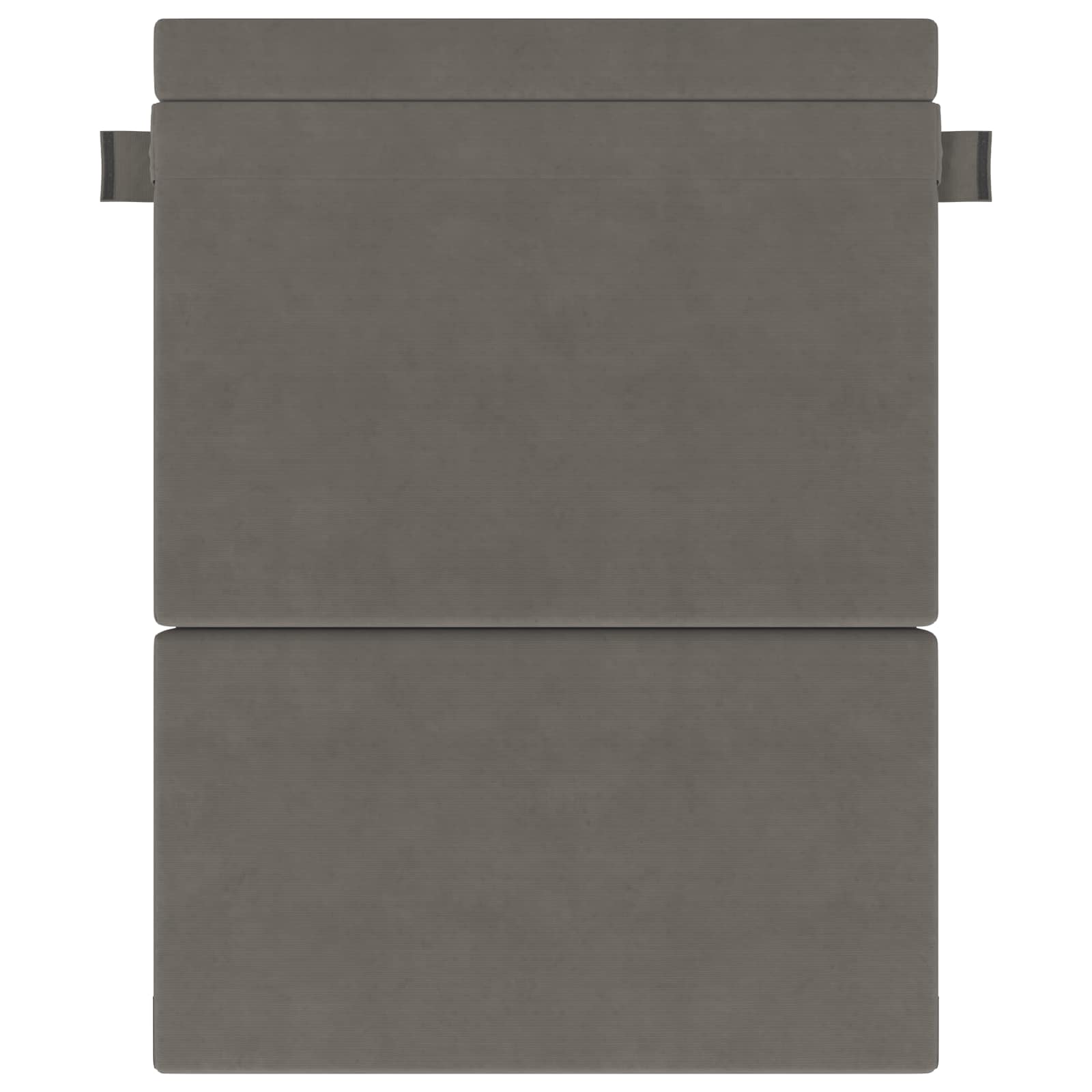 Skládací Pohovka Postel Světle Šedá 152 X 86,5 X 60 Cm Textil