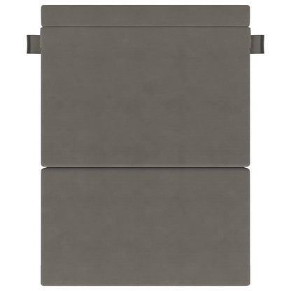 Skládací Pohovka Postel Světle Šedá 152 X 86,5 X 60 Cm Textil