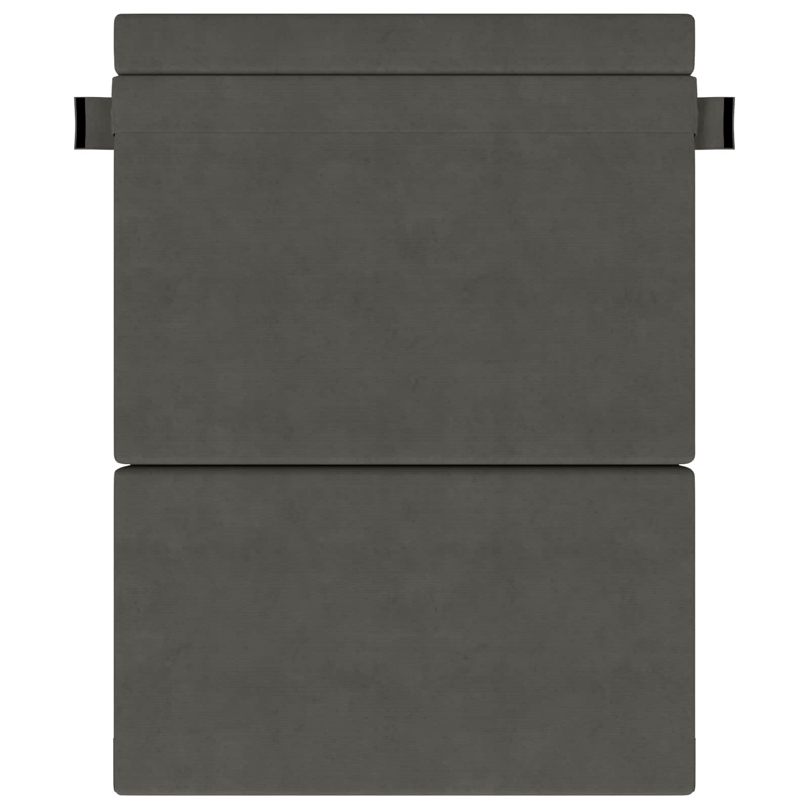 Skládací Pohovka Postel Tmavě Šedá 152 X 86,5 X 60 Cm Textil