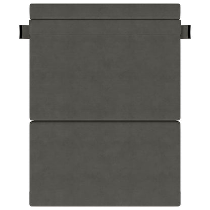 Skládací Pohovka Postel Tmavě Šedá 152 X 86,5 X 60 Cm Textil