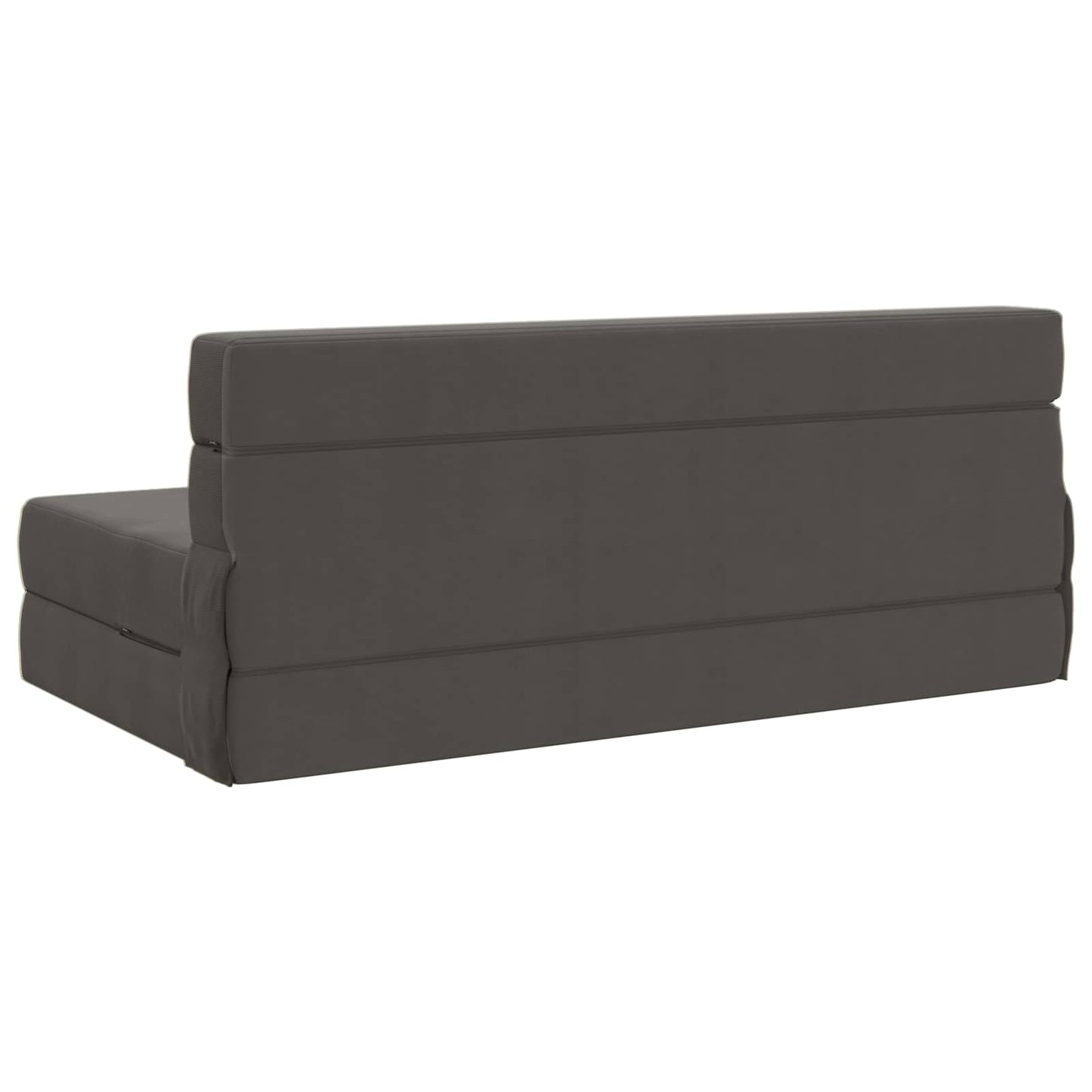 Skládací Pohovka Postel Tmavě Šedá 152 X 86,5 X 60 Cm Textil