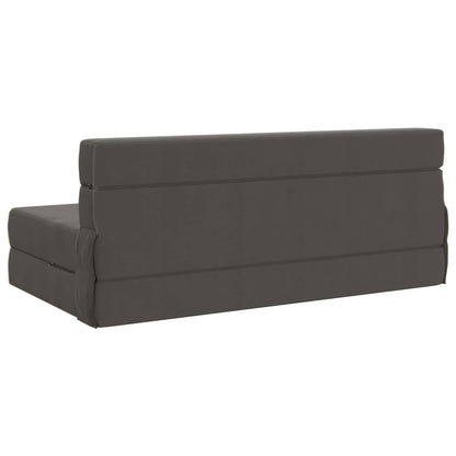 Skládací Pohovka Postel Tmavě Šedá 152 X 86,5 X 60 Cm Textil