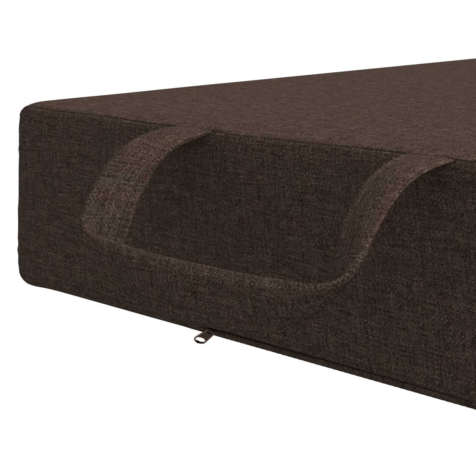 Skládací Pohovka Postel 90 X 63 X 45 Cm Taupe