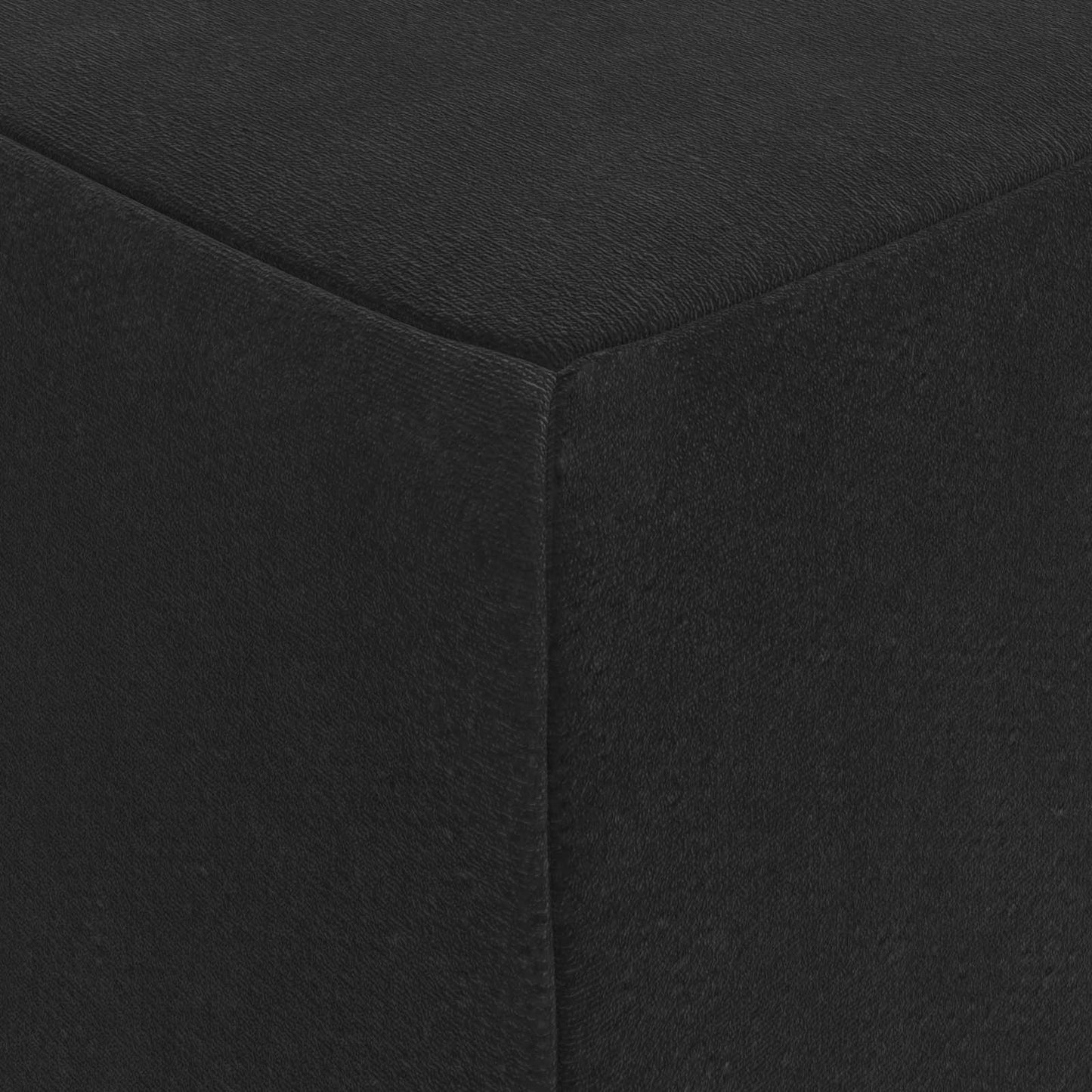 Skládací Pohovka Postel 90 X 67 X 45 Cm Černá