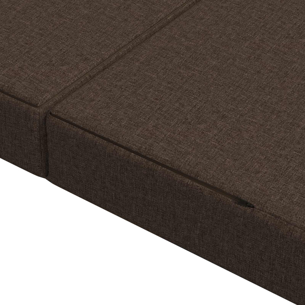 Skládací Pohovka Postel 140 X 67 X 45 Cm Taupe