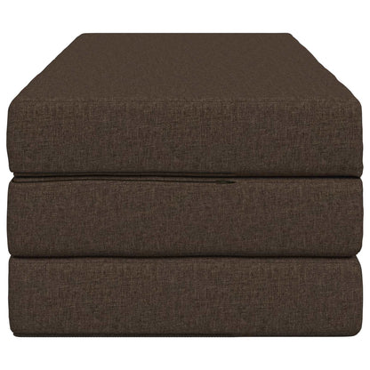 Skládací Pohovka Postel 160 X 67 X 45 Cm Taupe