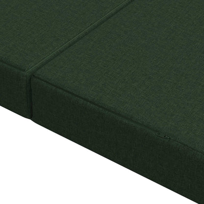 Skládací Pohovka Postel 180 X 67 X 45 Cm Tmavě Zelená