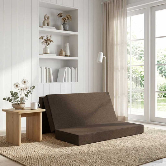 Skládací Pohovka Postel 180 X 67 X 45 Cm Taupe