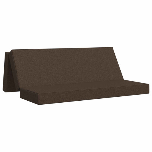 Skládací Pohovka Postel 180 X 67 X 45 Cm Taupe