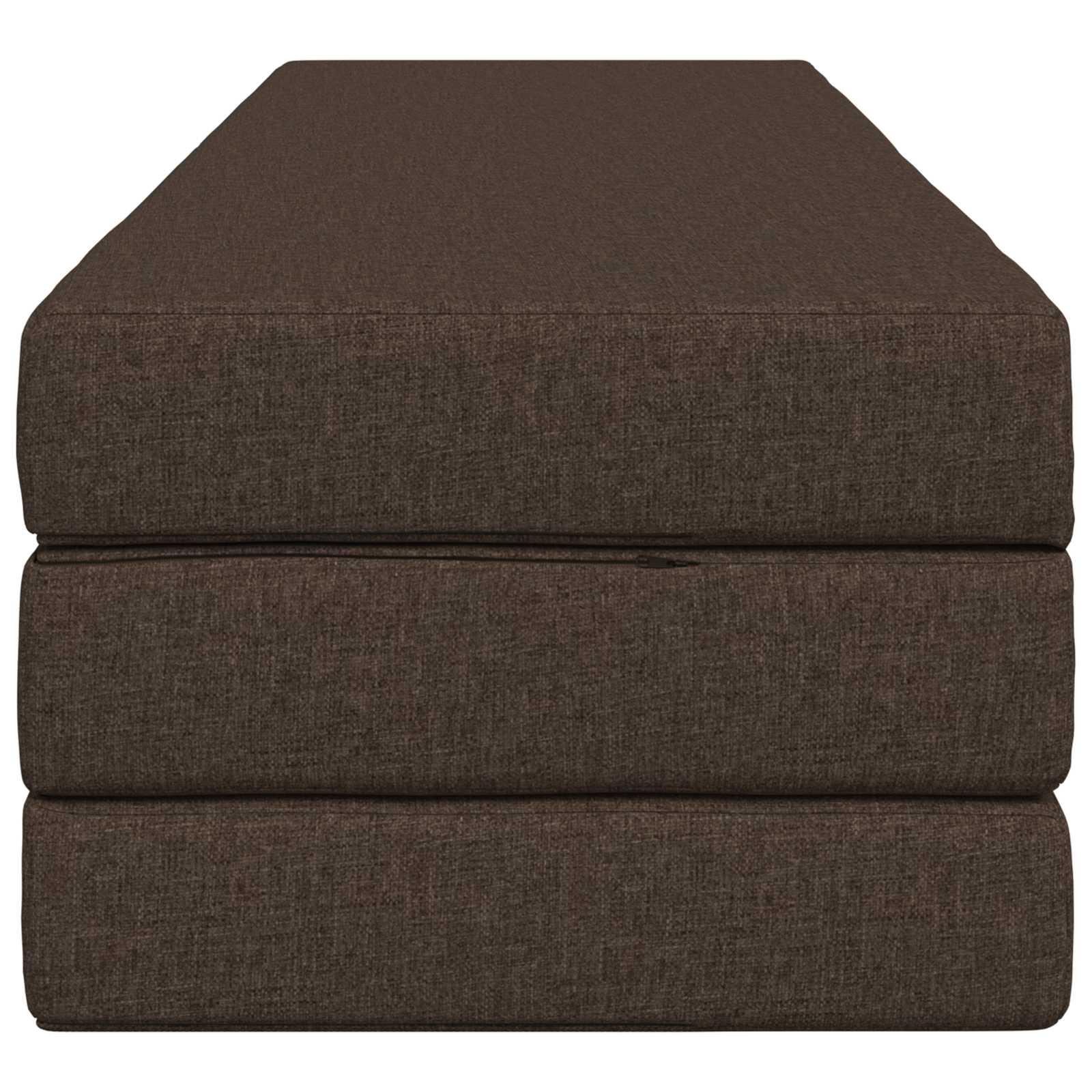 Skládací Pohovka Postel 180 X 67 X 45 Cm Taupe