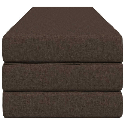 Skládací Pohovka Postel 180 X 67 X 45 Cm Taupe