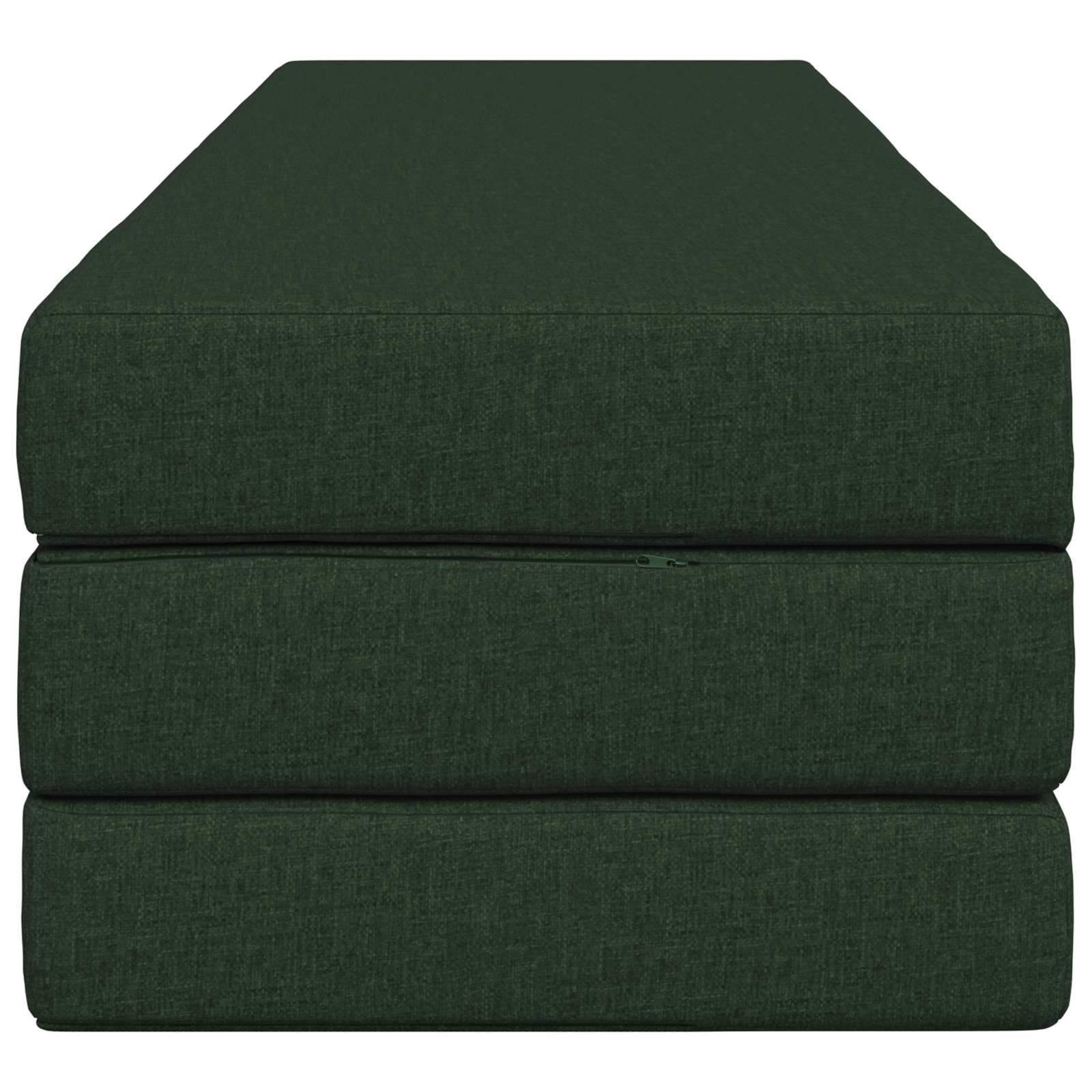 Skládací Pohovka Postel 200 X 67 X 45 Cm Tmavě Zelená