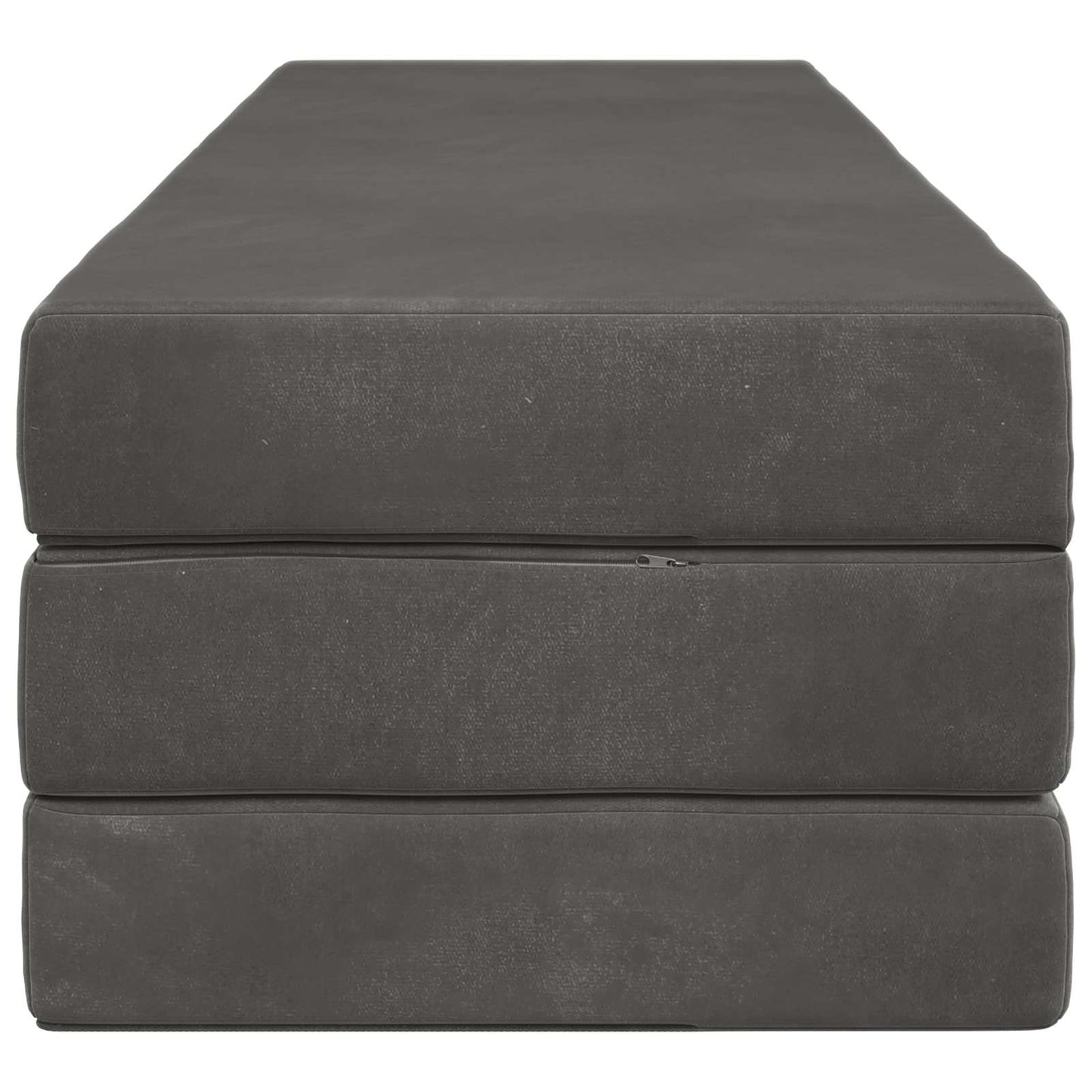 Skládací Pohovka Postel 200 X 67 X 45 Cm Tmavě Šedá