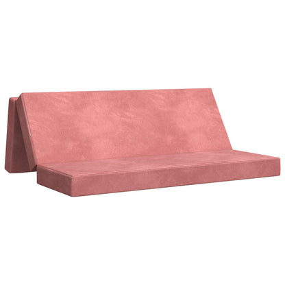 Skládací Pohovka Postel 200 X 67 X 45 Cm Růžová
