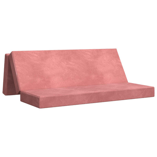 Skládací Pohovka Postel 200 X 67 X 45 Cm Růžová