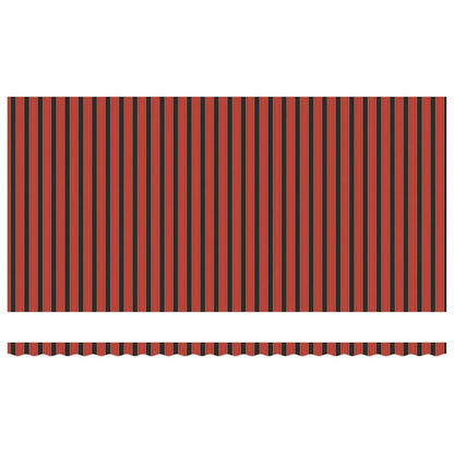 Stahovací Markýza Oranžová A Hnědá 600 × 300 Cm