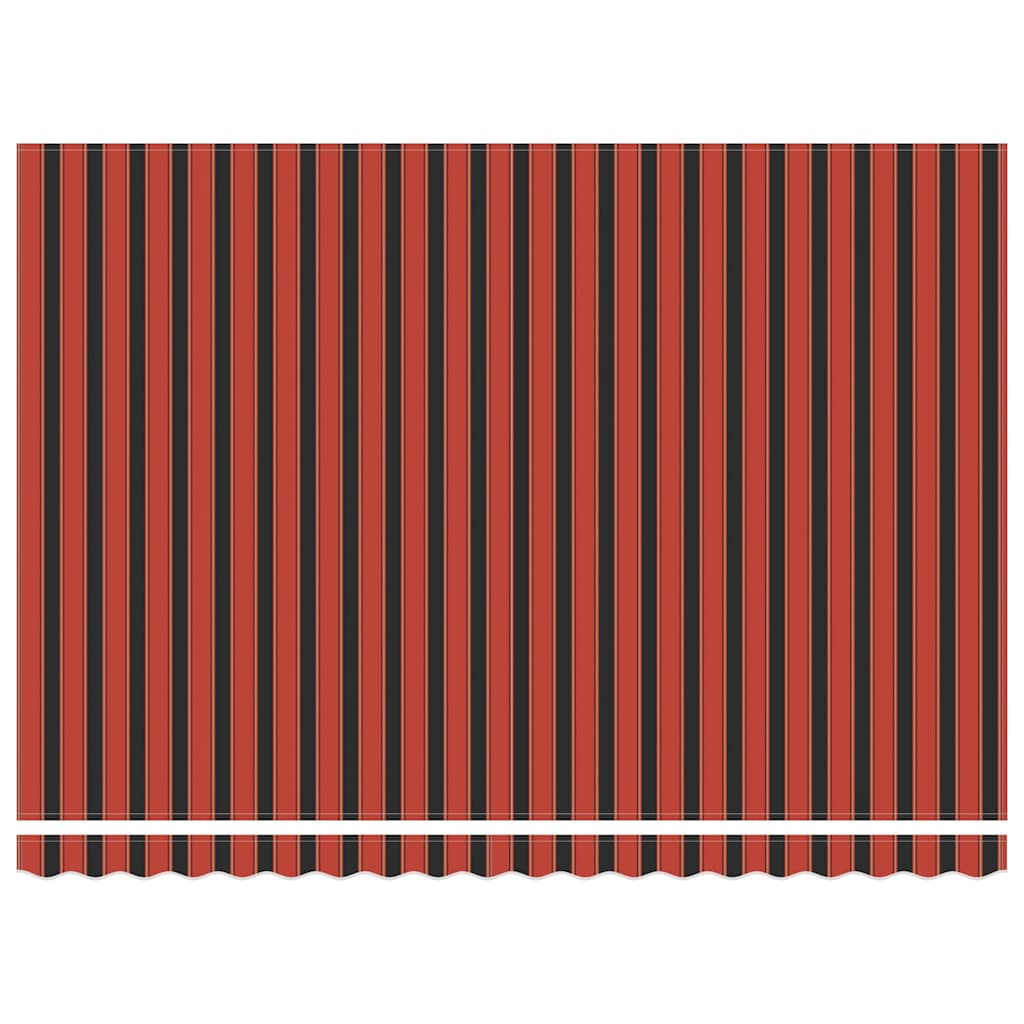Stahovací Markýza Oranžová A Hnědá 450 × 300 Cm