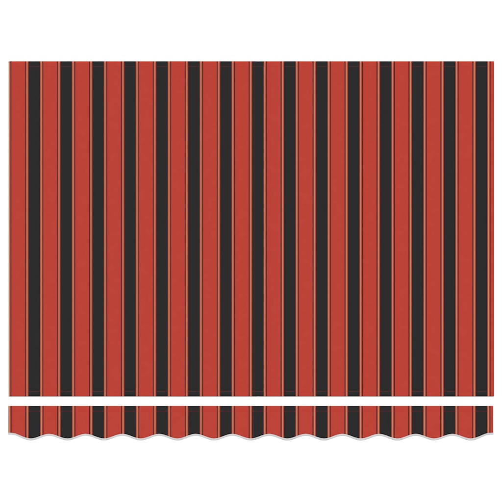Stahovací Markýza Oranžová A Hnědá 350 X 250 Cm